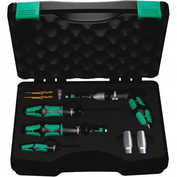 Wera - Torque Limiting Screwdrivers Type: Adjustable Torque Kit Minimum Torque (Nm): 4.00 - Apex Tool & Supply