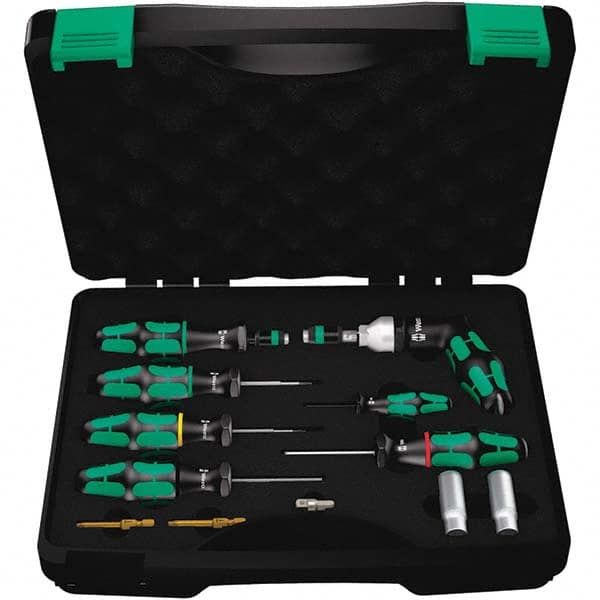 Wera - Torque Limiting Screwdrivers Type: Adjustable Torque Kit Minimum Torque (Nm): 0.25 - Apex Tool & Supply