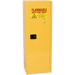 Eagle - Safety Cabinets Hazardous Chemical Type: Flammable and Combustible Liquids Color: Yellow - Apex Tool & Supply