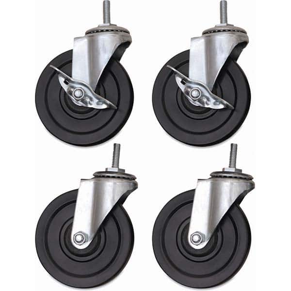 ALERA - Standard Casters Mount: Stem Style: Grip Ring - Apex Tool & Supply