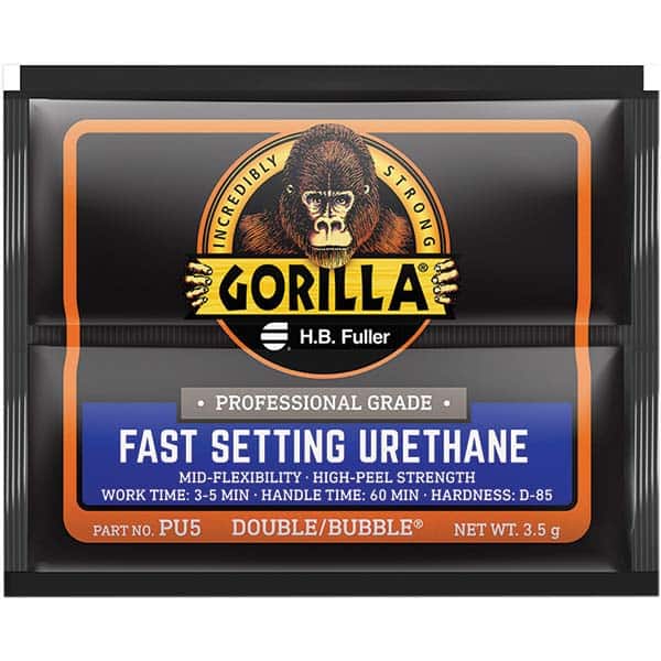 GorillaPro - Smaller than 1 oz. Foil Pack Fast Setting Urethane - Apex Tool & Supply