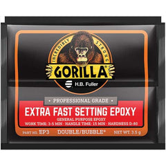 GorillaPro - Smaller than 1 oz. Foil Pack Extra Fast Setting Epoxy - Apex Tool & Supply