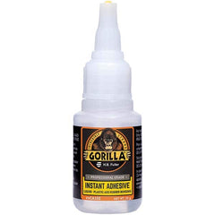 GorillaPro - 20 g Squeeze Bottle Clear Instant Adhesive - Apex Tool & Supply