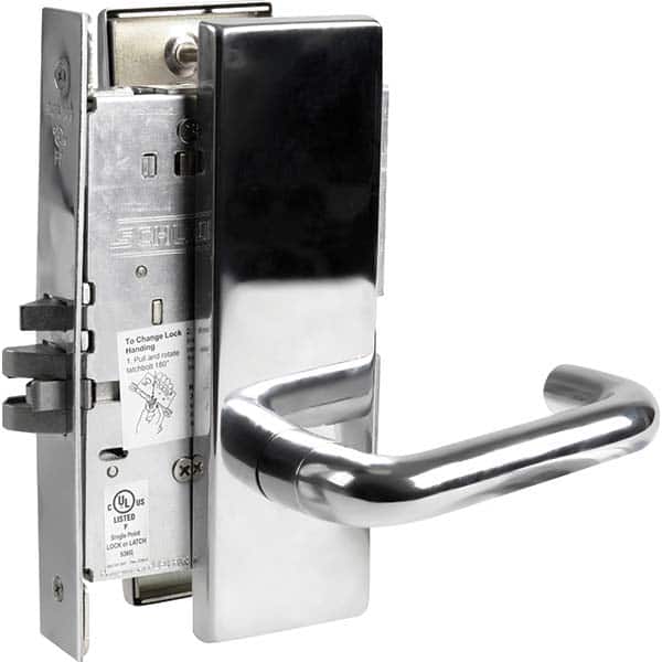 Schlage - Lever Locksets Type: Passage Door Thickness: 1-3/4 - Apex Tool & Supply
