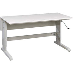 Treston - Stationary Work Benches, Tables Type: Concept Crank Table Top Material: Laminate - Apex Tool & Supply