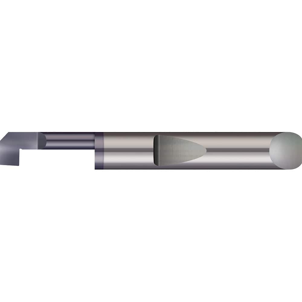 Micro 100 - Boring Bars; Minimum Bore Diameter (Decimal Inch): 0.3000 ; Maximum Bore Depth (Decimal Inch): 0.5000 ; Maximum Bore Depth (Inch): 1/2 ; Material: Solid Carbide ; Boring Bar Type: Back Boring ; Shank Diameter (Decimal Inch): 0.3125 - Exact Industrial Supply