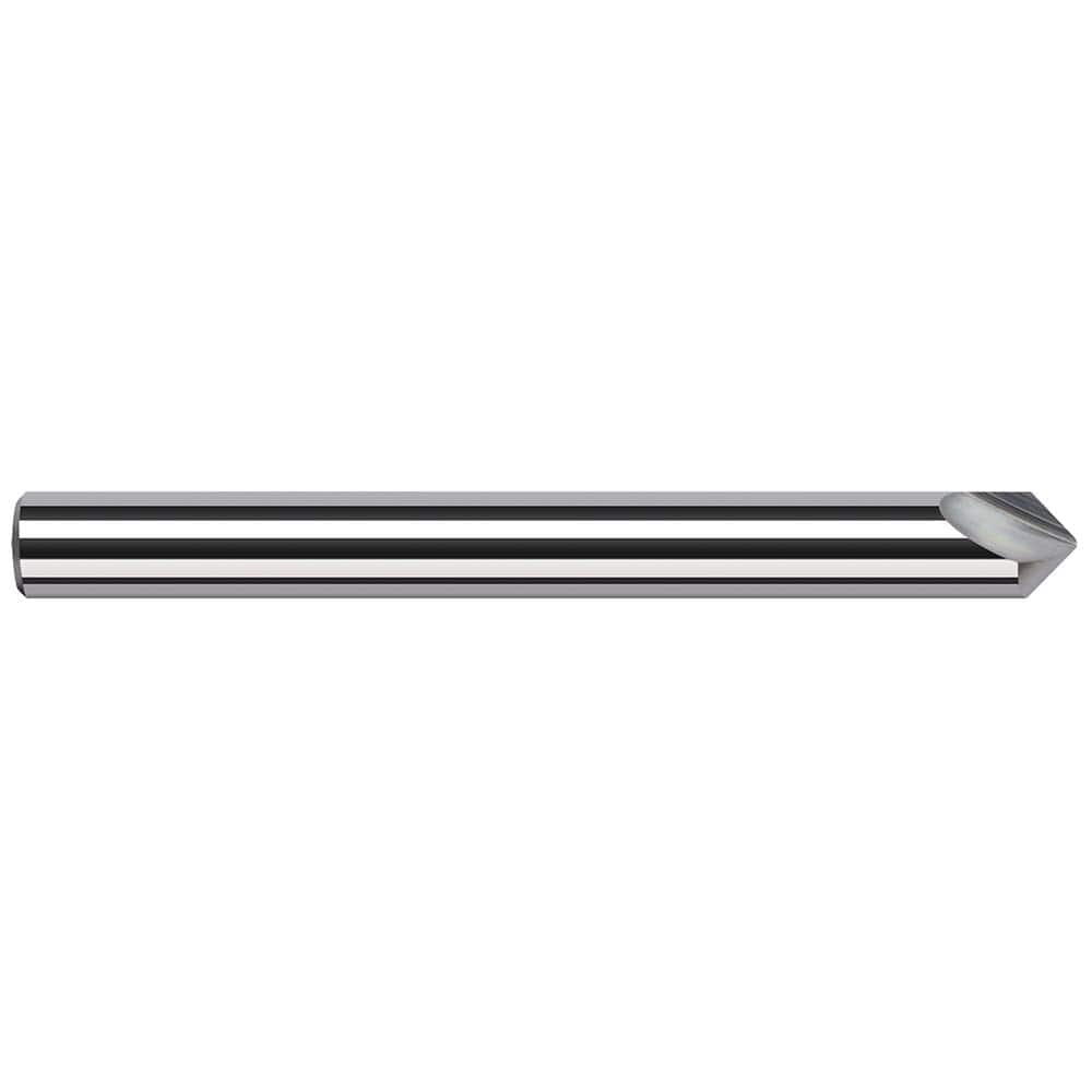 Harvey Tool - 45° 1/8" Diam 1-1/2" OAL Tip Radius Engraving Cutters - Exact Industrial Supply