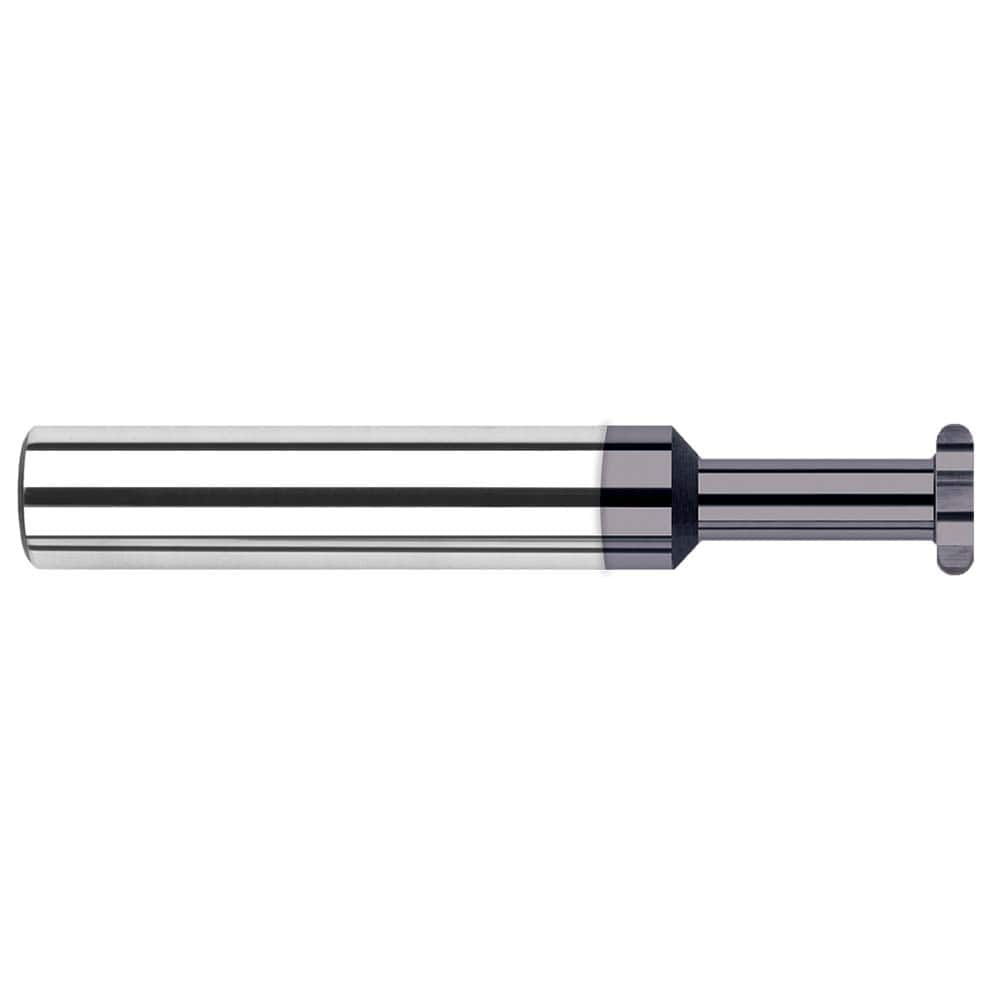 Harvey Tool - 3/16" Cut Diam, 1/32" Cut Width, 3/16" Shank, Straight-Tooth Woodruff Keyseat Cutter - Exact Industrial Supply