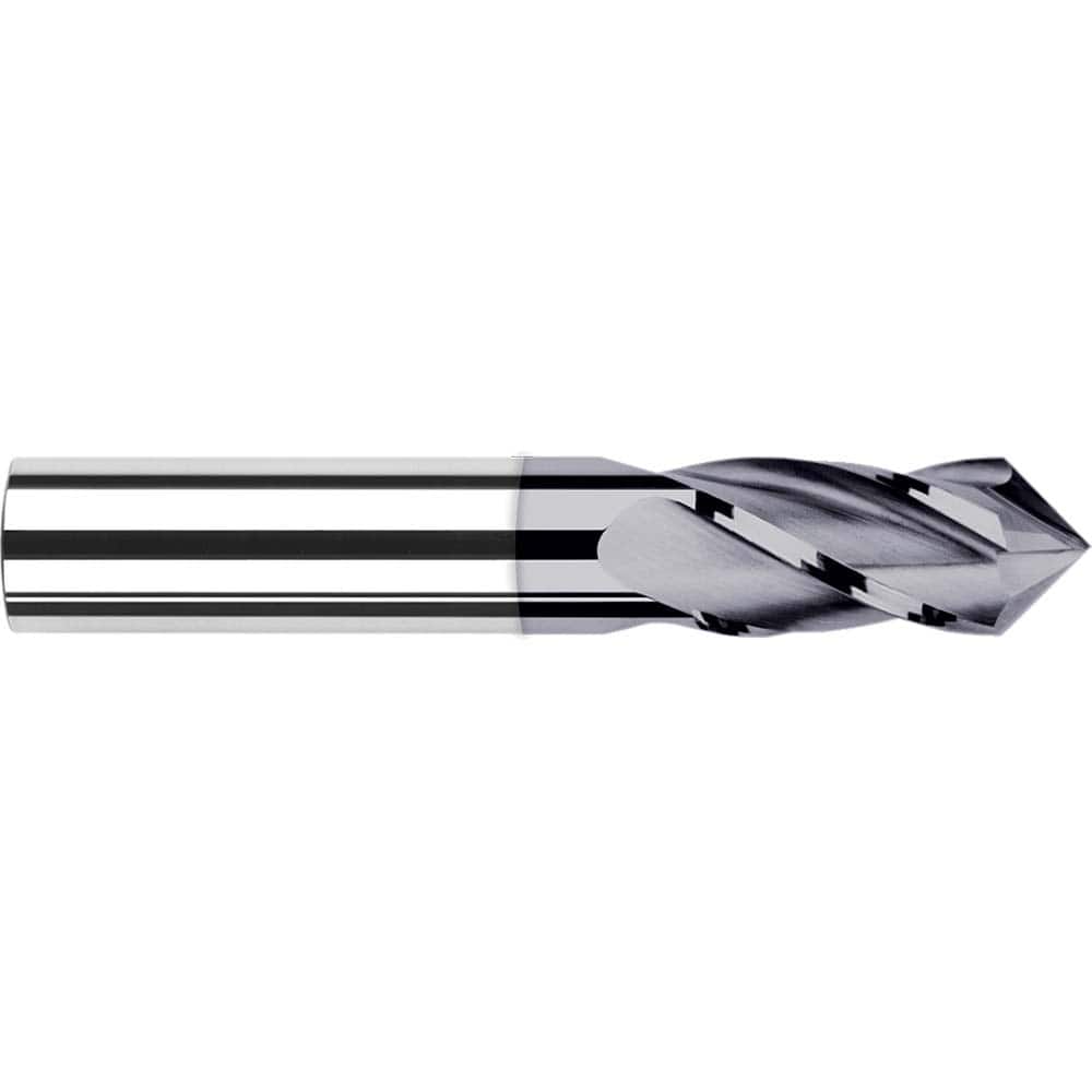 Harvey Tool - Drill Mills; Material: Solid Carbide ; Mill Diameter (mm): 6.00 ; Mill Diameter (Decimal Inch): 0.2362 ; Shank Diameter (Inch): 1/4 ; Shank Diameter (Decimal Inch): 0.2500 ; Length of Cut (Inch): 3/4 - Exact Industrial Supply