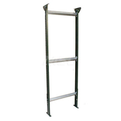 Conveyor Accessories; Type: H Stand; Width (Inch): 28; For Use With: Conveyor of 2-1/2 and 3-1/2″ channel frames and  27″ BF channel frames; Overall Height: 79.0000 in; Material: Steel; Overall Length (Inch): 8.00; Length: 8.00; Overall Length: 8.00; Acce