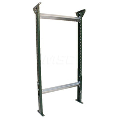 Conveyor Accessories; Type: H Stand; Width (Inch): 28; For Use With: Conveyor of 2-1/2 and 3-1/2″ channel frames and 27″ BF channel frames; Overall Height: 55.0000 in; Material: Steel; Overall Length (Inch): 8.00; Length: 8.00; Overall Length: 8.00; Acces