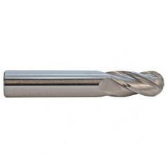 8mm TuffCut GP Standard Length 4 Fl Ball Nose TiAlN Coated Center Cutting End Mill - Apex Tool & Supply