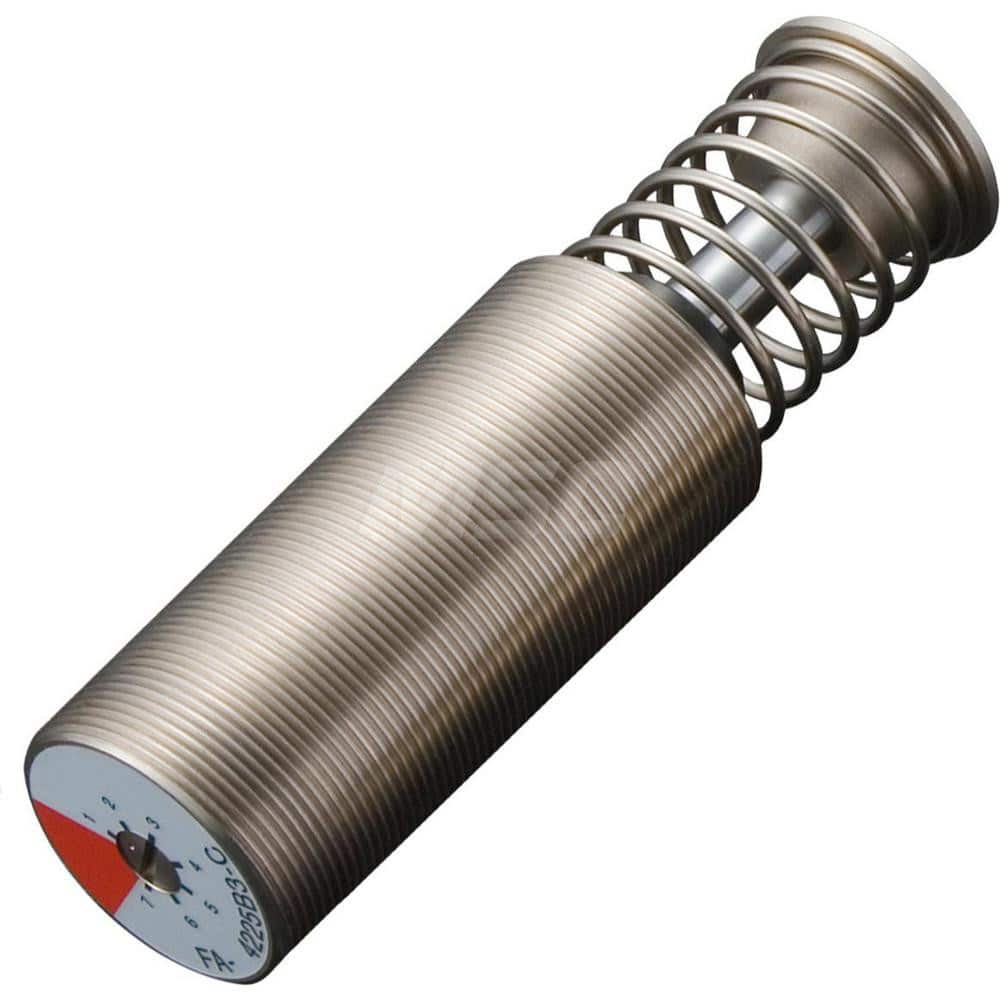 Standard-Duty Shock Absorber: 12 mm Rod Dia, 38 mm OD, 25 mm Stroke, M42 x 1.5 Thread 144 mm OAL, 120 lb Force