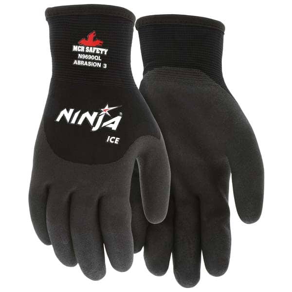 MCR Safety - Work & General Purpose Gloves Application: Cold Coated Area: Palm, Fingers & Knuckles - Apex Tool & Supply