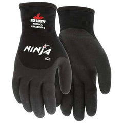 MCR Safety - Work & General Purpose Gloves Application: Cold Coated Area: Palm, Fingers & Knuckles - Apex Tool & Supply