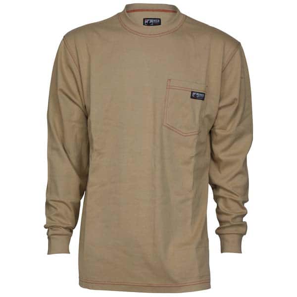 MCR Safety - Shirts Garment Style: T-Shirt Garment Type: Flame Resistant; Arc Flash; Arc Protection - Apex Tool & Supply