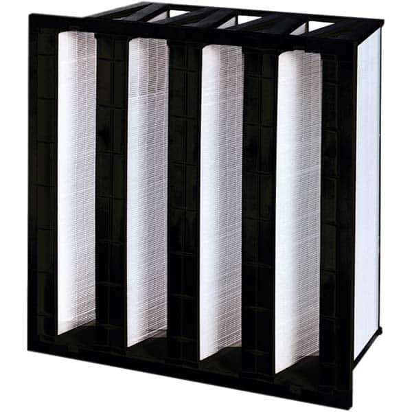 PRO-SOURCE - Pleated & Panel Air Filters Filter Type: V-Bank Mini-Pleat Nominal Height (Inch): 12 - Apex Tool & Supply