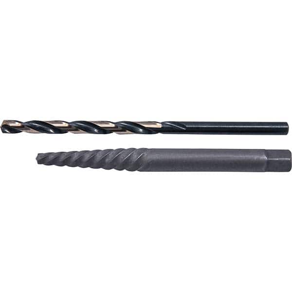 Cle-Line - Bolt Extractor Sets Tool Type: Screw Extractor & Drill Number of Pieces: 2.000 - Apex Tool & Supply