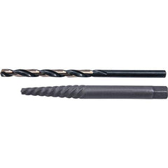 Cle-Line - Bolt Extractor Sets Tool Type: Screw Extractor & Drill Number of Pieces: 2.000 - Apex Tool & Supply