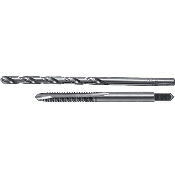 Cle-Line - Tap & Drill Sets Minimum Tap Thread Size (Inch): #10-32 Maximum Tap Thread Size (Inch): #10-32 - Apex Tool & Supply