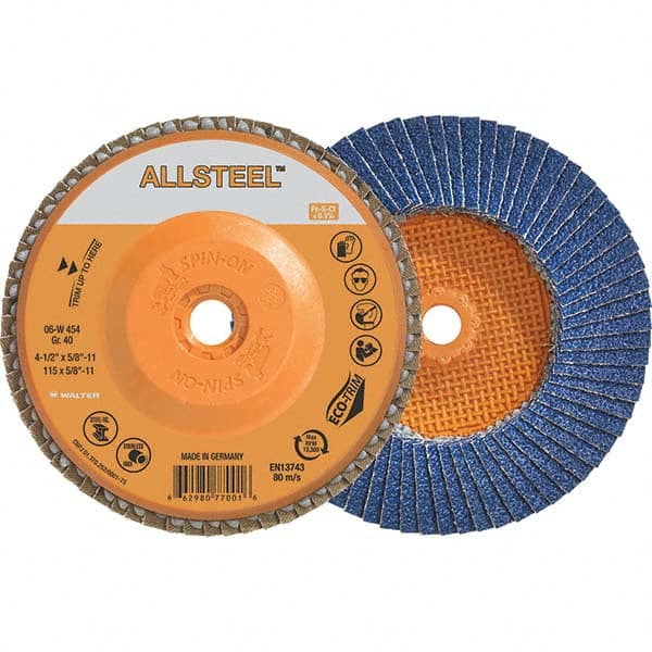WALTER Surface Technologies - Flap Discs Abrasive Type: Coated Flap Disc Type: Type 27 - Apex Tool & Supply
