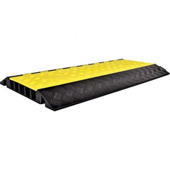 Powerhouse - On Floor Cable Covers Cover Material: Polyethylene Number of Channels: 5 - Apex Tool & Supply