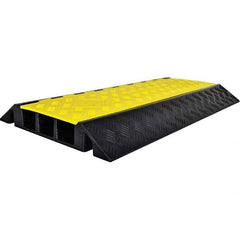 Powerhouse - On Floor Cable Covers Cover Material: Polyethylene Number of Channels: 3 - Apex Tool & Supply