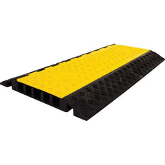 Powerhouse - On Floor Cable Covers Cover Material: Polyethylene Number of Channels: 5 - Apex Tool & Supply
