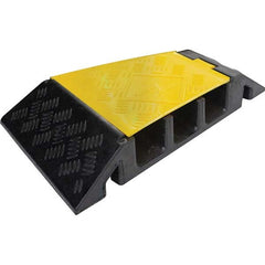 Powerhouse - On Floor Cable Covers Cover Material: Polyethylene Number of Channels: 3 - Apex Tool & Supply