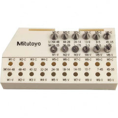 Mitutoyo - Micrometer Accessories Type: Anvil Set For Use With: Screw Thread Micrometer - Apex Tool & Supply