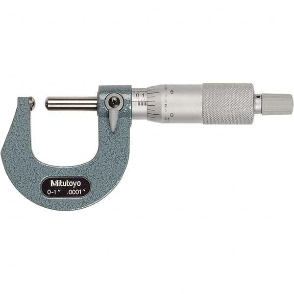 Mitutoyo - Spherical Face Micrometers Operation Type: Mechanical Minimum Measurement (Decimal Inch): 0 - Apex Tool & Supply