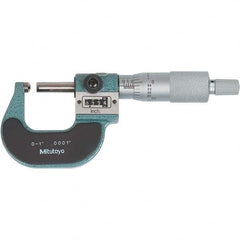 Mitutoyo - Spherical Face Micrometers Operation Type: Mechanical Minimum Measurement (Decimal Inch): 0 - Apex Tool & Supply