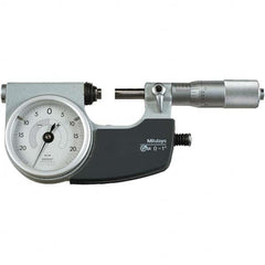 Mitutoyo - Mechanical Indicating Micrometers Minimum Measurement (Decimal Inch): 0 Maximum Measurement (Decimal Inch): 1 - Apex Tool & Supply