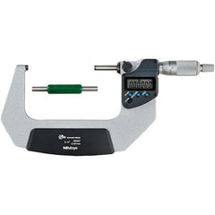 Mitutoyo - Electronic Outside Micrometers Type: Coolant-proof Minimum Measurement (Decimal Inch): 3.0000 - Apex Tool & Supply