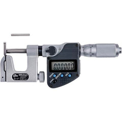 Mitutoyo - Electronic Outside Micrometers Type: Uni-Mike Minimum Measurement (Decimal Inch): 0.0000 - Apex Tool & Supply