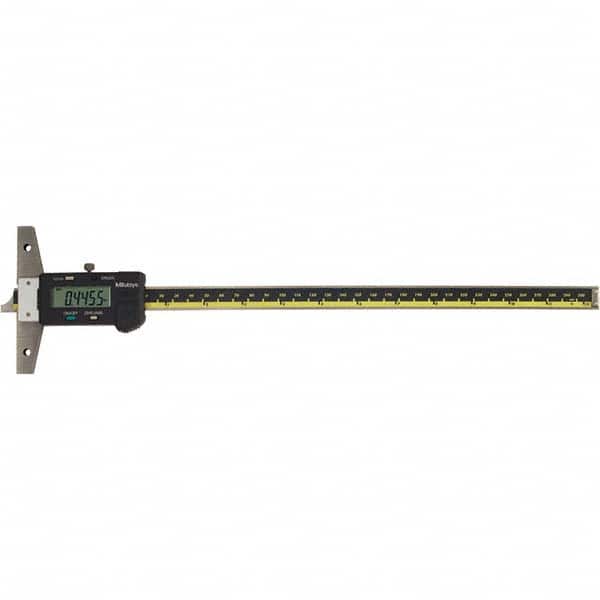 Mitutoyo - Electronic Depth Gages Minimum Measurement (Decimal Inch): 0 Maximum Measurement (Decimal Inch): 12.0000 - Apex Tool & Supply