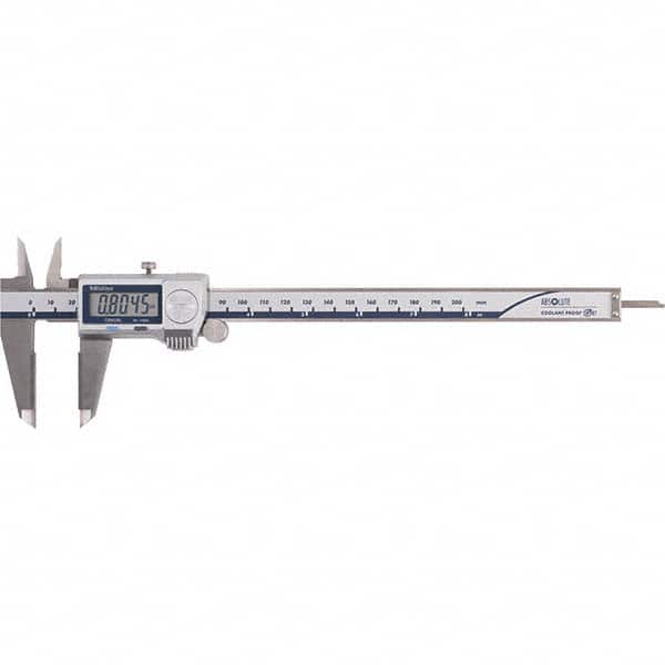 Mitutoyo - 0 to 8" Range, 0.0005" Resolution, IP67 Electronic Caliper - Apex Tool & Supply