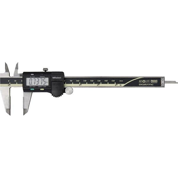 Mitutoyo - 0 to 6" Range, 0.0005" Resolution, Electronic Caliper - Apex Tool & Supply