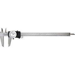 Mitutoyo - Dial Calipers Maximum Measurement (Inch): 12 Dial Graduation (Decimal Inch): 0.001 - Apex Tool & Supply