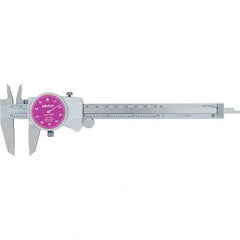 Mitutoyo - Dial Calipers Maximum Measurement (Inch): 6 Dial Graduation (Decimal Inch): 0.001 - Apex Tool & Supply