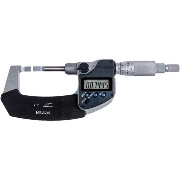 Mitutoyo - Blade Micrometers Operation Type: Electronic Minimum Measurement (Decimal Inch): 0 - Apex Tool & Supply