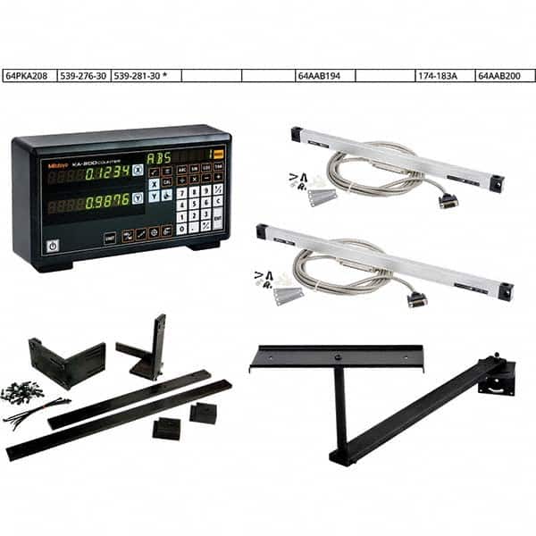 Mitutoyo - Electronic Linear Scales Display Type: LED Output Type: Digital - Apex Tool & Supply