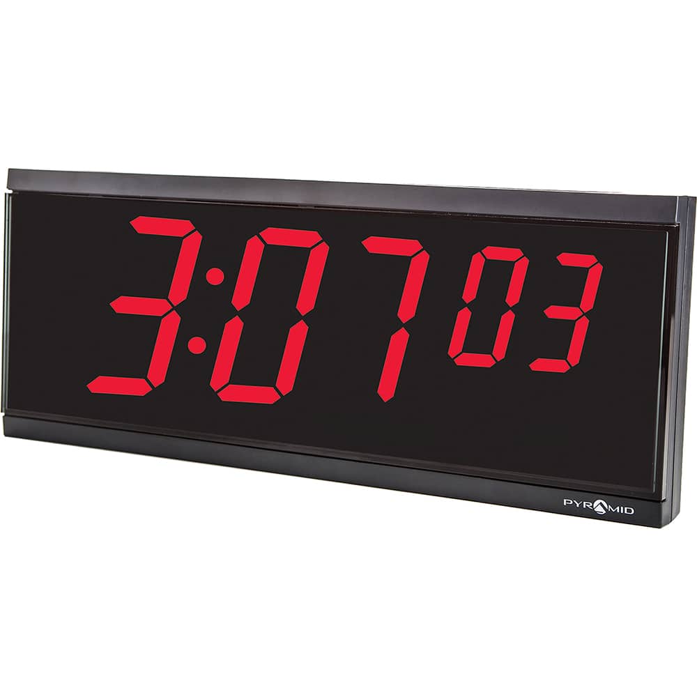 Pyramid - Wall Clocks Type: Digital Display Type: Digital - Apex Tool & Supply