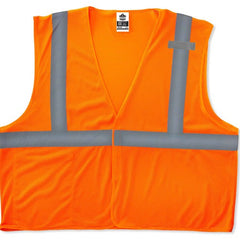 8210HL Econo Vest Orange 2X/3X Hook & Loop Glowear - Apex Tool & Supply