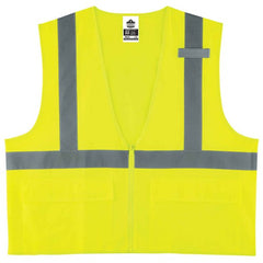 8225Z L/ XL Lime Standard Solid Vest Type R Class 2 - Apex Tool & Supply