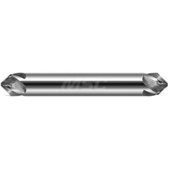 Chamfer Mill: 5 Flutes, Solid Carbide 2-1/2″ OAL, 1/4″ Shank Dia, Bright/Uncoated