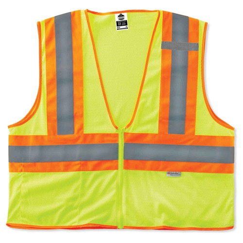 8230Z Glowear Two Tone Vest Lime L/Xl - Apex Tool & Supply