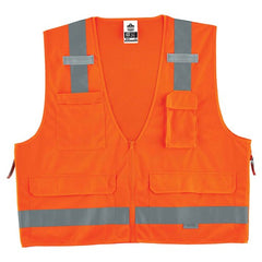 8250Z Glowear Surveyors Vest Org 2X/3X - Apex Tool & Supply