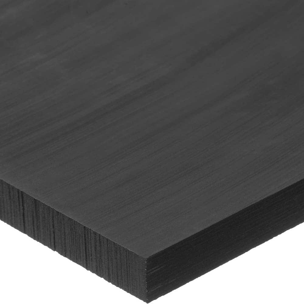USA Sealing - Plastic Bars; Material: Acetal ; Shape: Rectangular ; Height (Inch): 1-1/2 ; Width (Inch): 4 ; Length (Feet): 4.000 ; Color: Black - Exact Industrial Supply