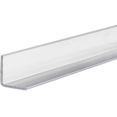 USA Sealing - Plastic Angles; Material: Polycarbonate ; Leg Length (Inch): 1 ; Leg Height (Inch): 1.00 ; Thickness (Inch): 0.0500 ; Length (Feet): 2.000 ; Type: 90 Degree Polycarbonate Angle - Exact Industrial Supply